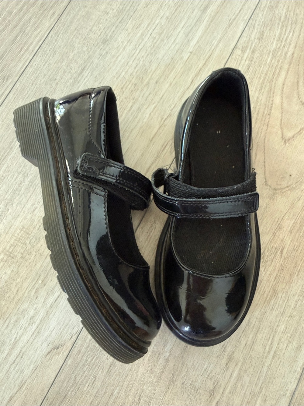Dr. Martens Black Patent Mary Jane School Shoes